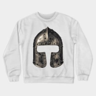 Medieval Armour Helmet Crewneck Sweatshirt